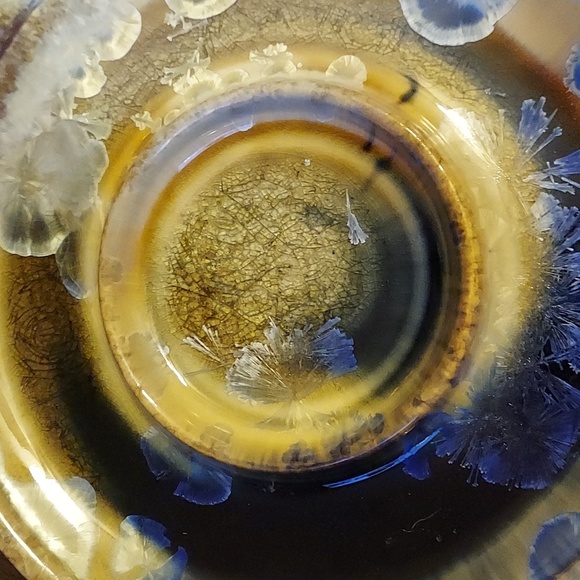 Kent Follette pottery bread and oil plate - Picture 3 of 8